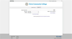 Desktop Screenshot of catalog.clovis.edu